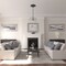 Ekena Millwork Bonetti Ceiling Medallion (Fits Canopies up to 5 1/8"), 20"OD x 1 3/4"P, Painted Turtle Crackle CM20BOPTC - alternate 3